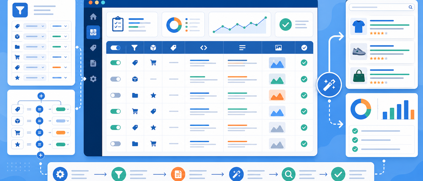 SEO rules manager module illustration