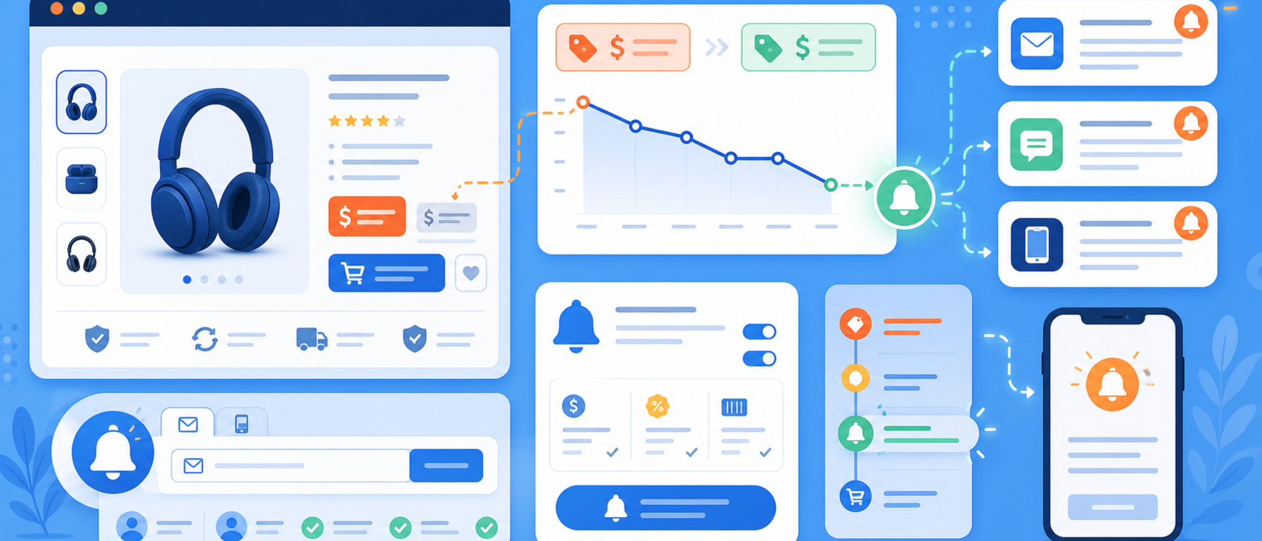 Price alert module illustration