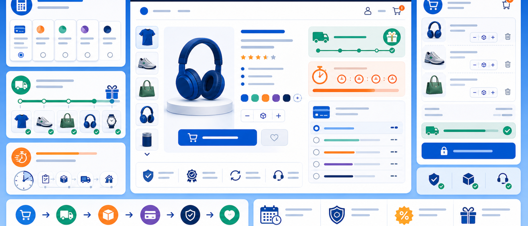 Buyer helper checkout module illustration